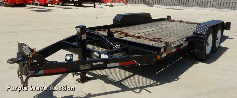 image for item GV9176 2014 Lucon tilt deck equipment trailer