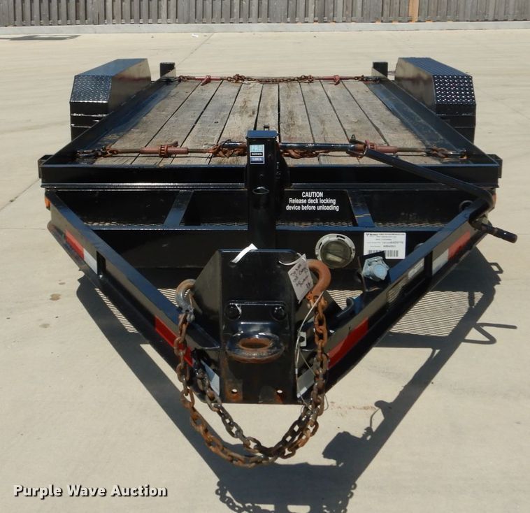 image for item GV9176 2014 Lucon tilt deck equipment trailer