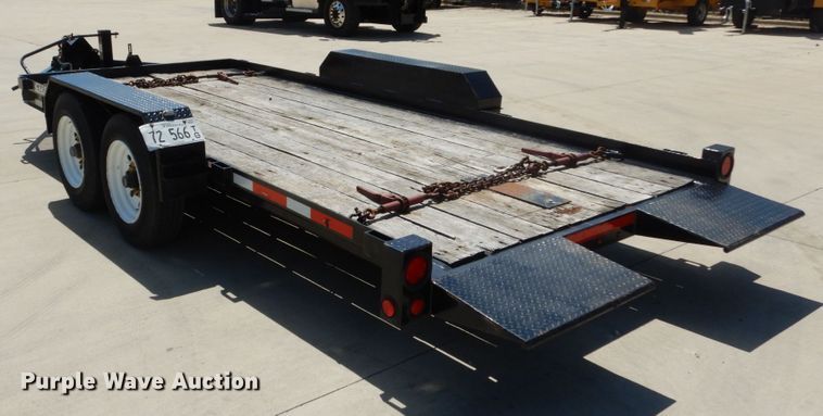 image for item GV9176 2014 Lucon tilt deck equipment trailer