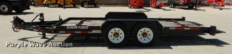 image for item GV9176 2014 Lucon tilt deck equipment trailer