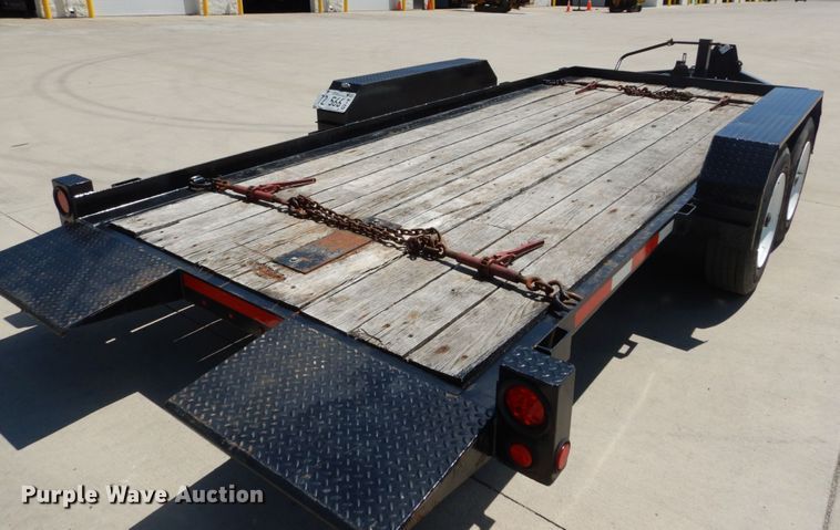 image for item GV9176 2014 Lucon tilt deck equipment trailer