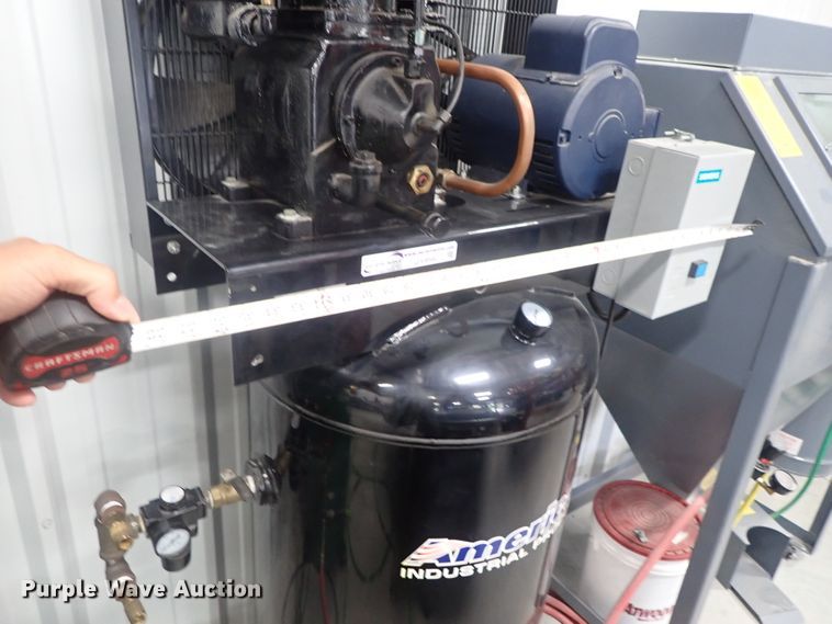 image for item GV9592 American Industrial CI521E80V air compressor