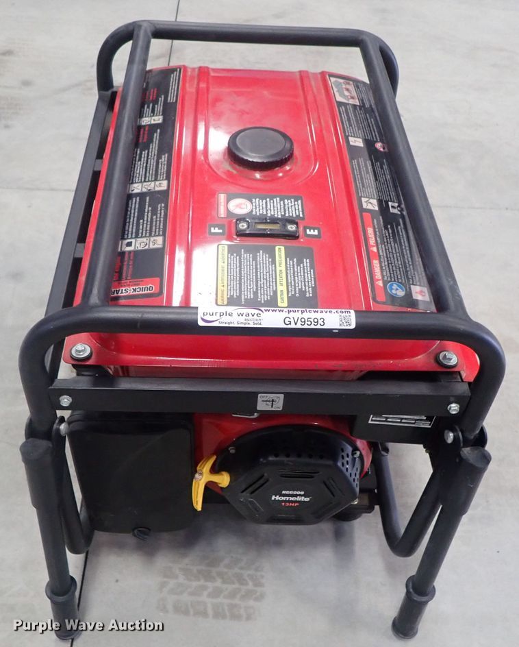 image for item GV9593 Homelite HG6000 generator