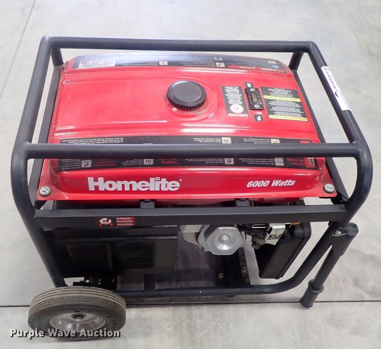 image for item GV9593 Homelite HG6000 generator