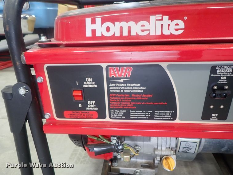 image for item GV9593 Homelite HG6000 generator