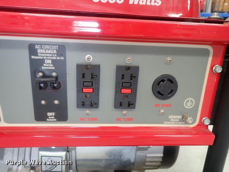 image for item GV9593 Homelite HG6000 generator