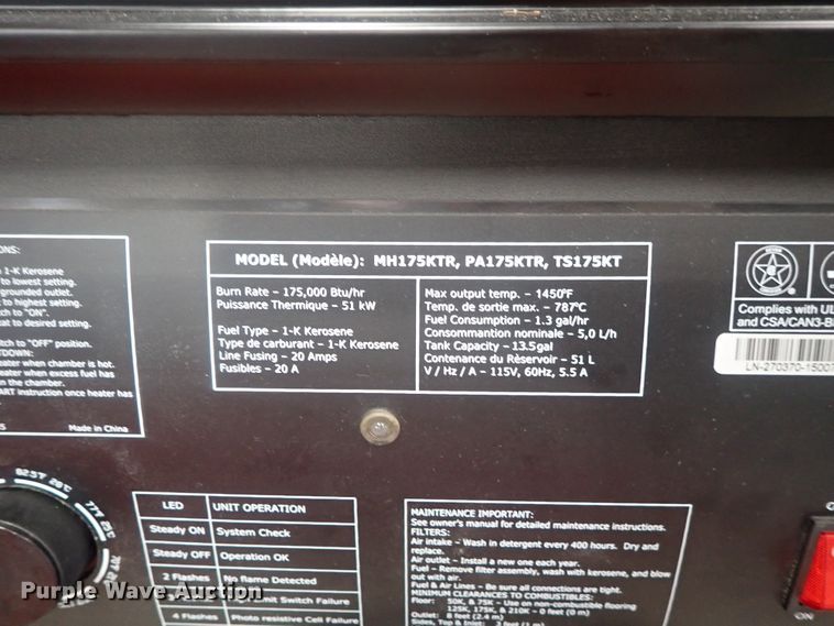 image for item GV9595 Mr. Heater kerosene heater