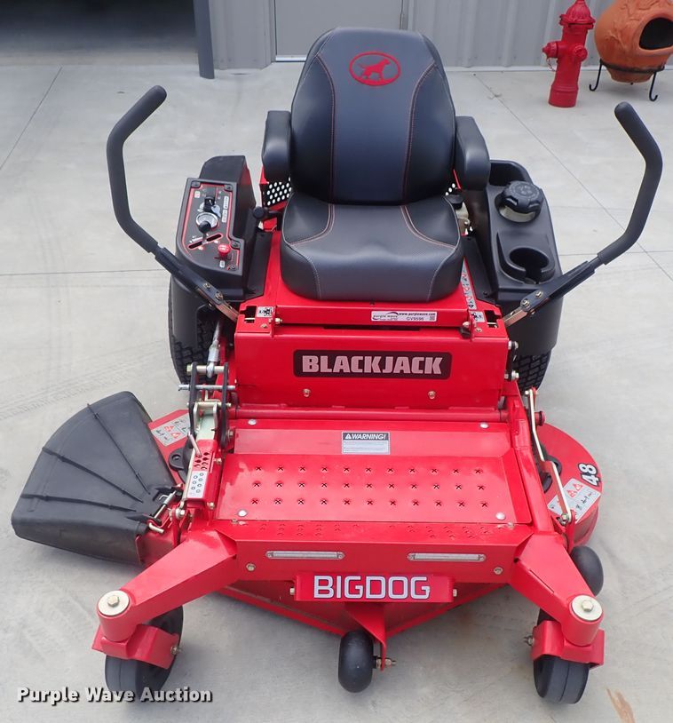 image for item GV9596 Big Dog Black Jack 932640 ZTR lawn mower