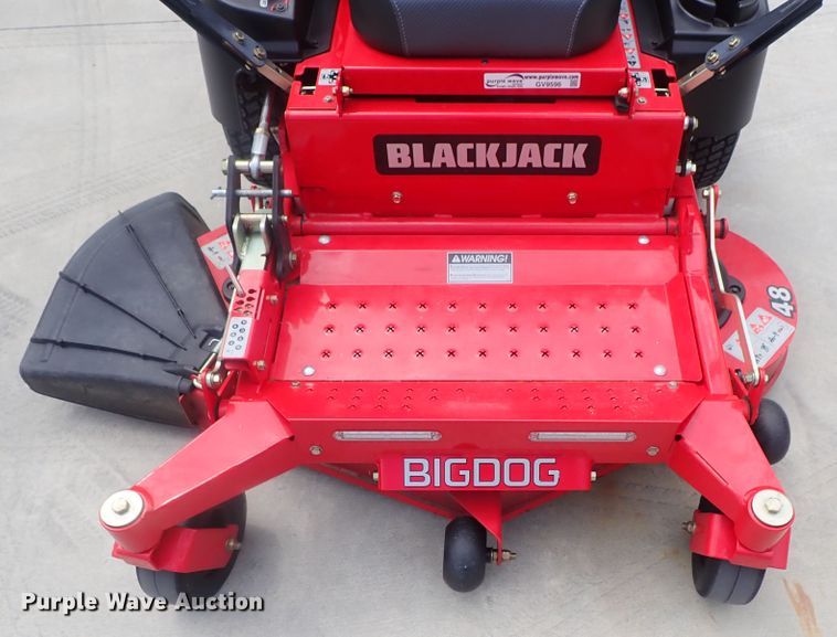 image for item GV9596 Big Dog Black Jack 932640 ZTR lawn mower