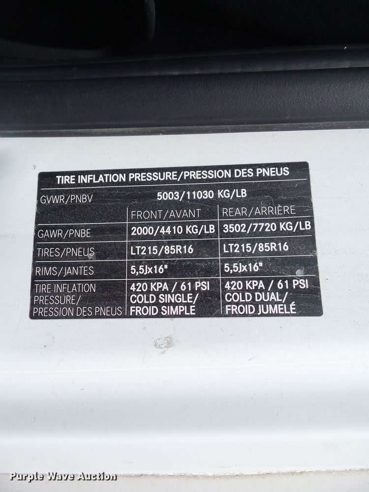 image for item GX9168 2012 Freightliner Sprinter 3500  box truck