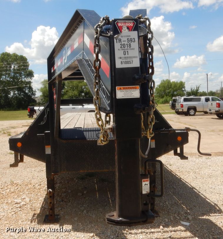image for item HB9286 2018 PJ equipment trailer