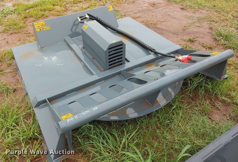 image for item HB9304 2020 Mower King SSRC72 skid steer brush mower