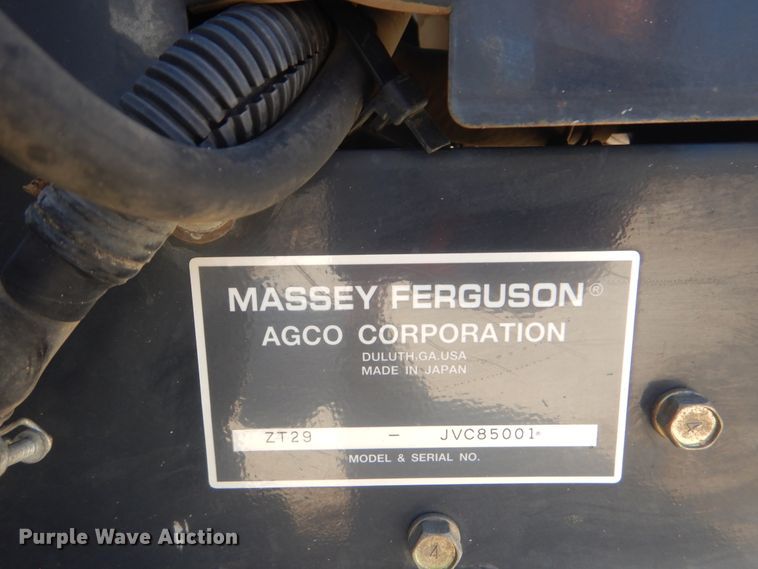 image for item HJ9888 Massey-Ferguson ZT29 ZTR lawn mower