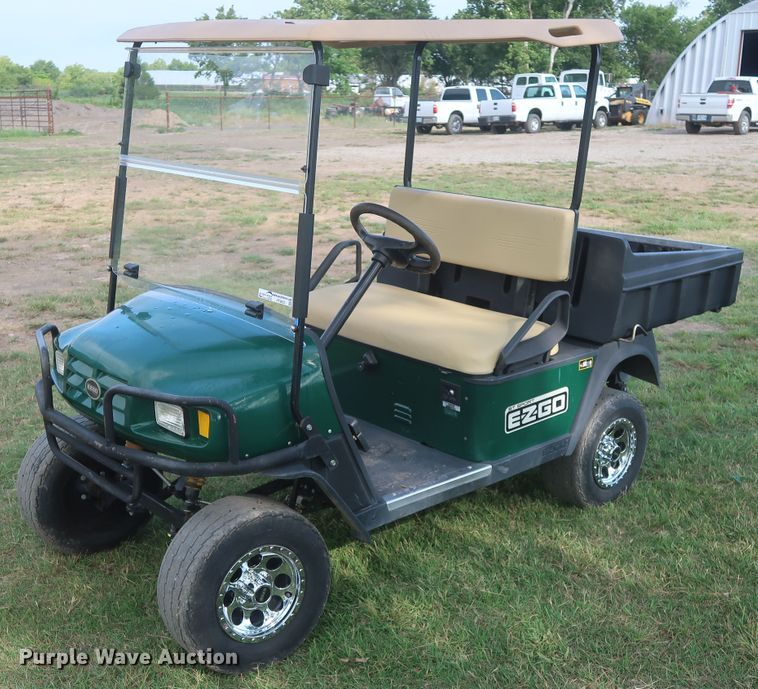 Ezgo ST Sport golf cart in Checotah, OK Item HT9653 sold Purple Wave