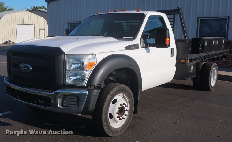 image for item HT9656 2015 Ford F550 Super Duty XL  flatbed truck