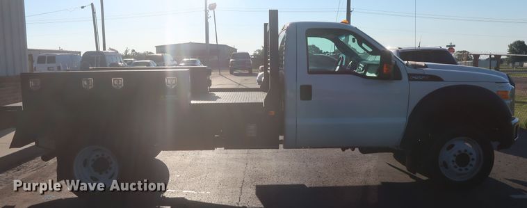 image for item HT9656 2015 Ford F550 Super Duty XL  flatbed truck