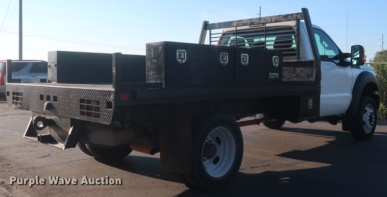 image for item HT9656 2015 Ford F550 Super Duty XL  flatbed truck