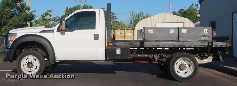 image for item HT9656 2015 Ford F550 Super Duty XL  flatbed truck
