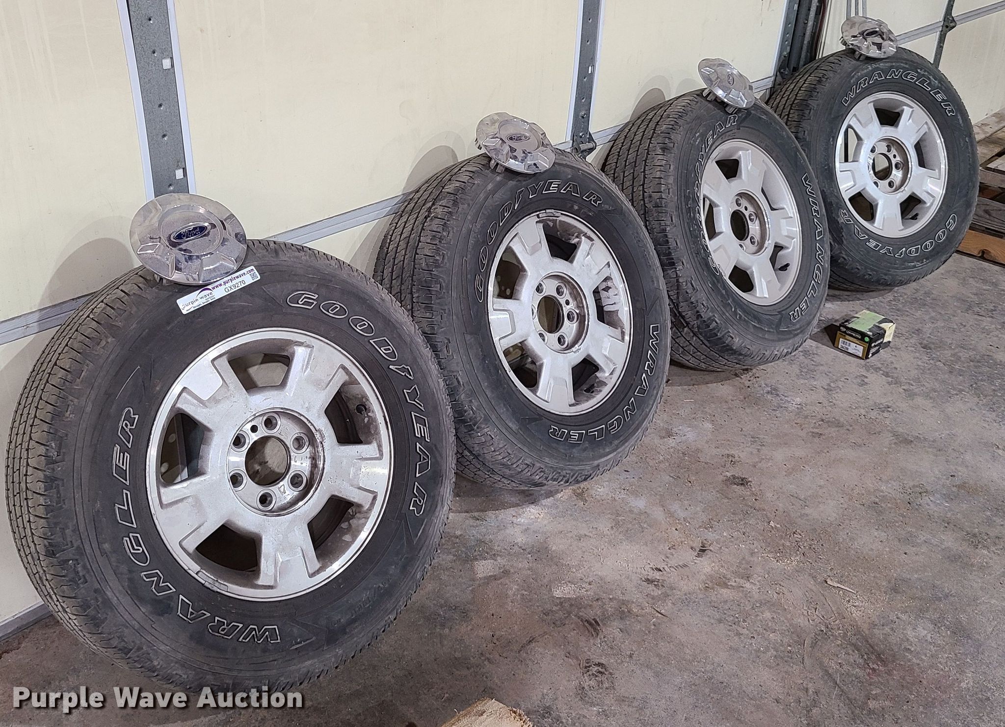 (4) 265/70R17 tires and wheels in Kansas City, MO | Item GX9270 sold ...