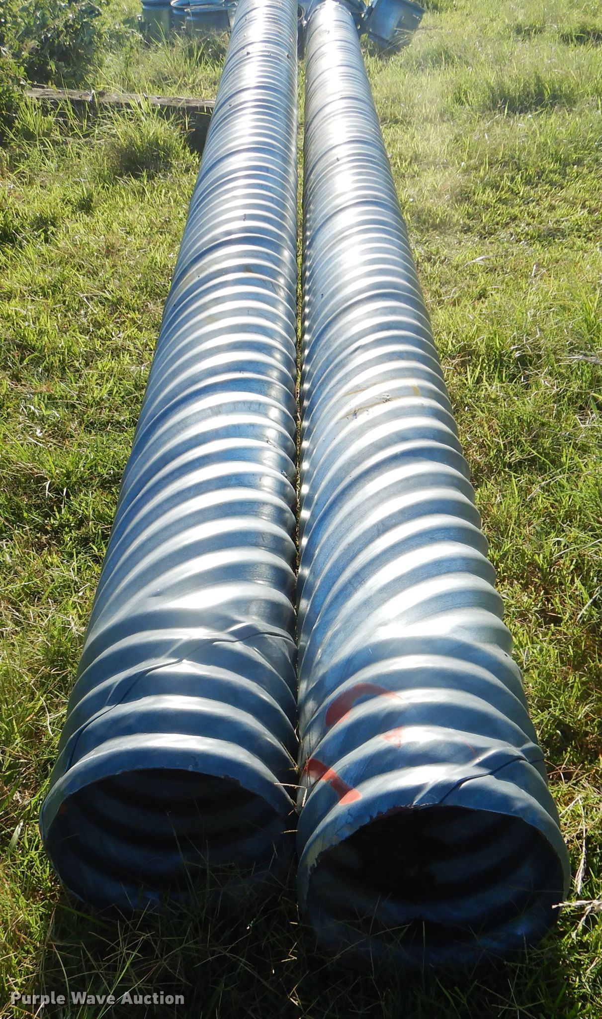 Tin horn culverts in Shamrock, OK Item HJ9847 sold Purple Wave