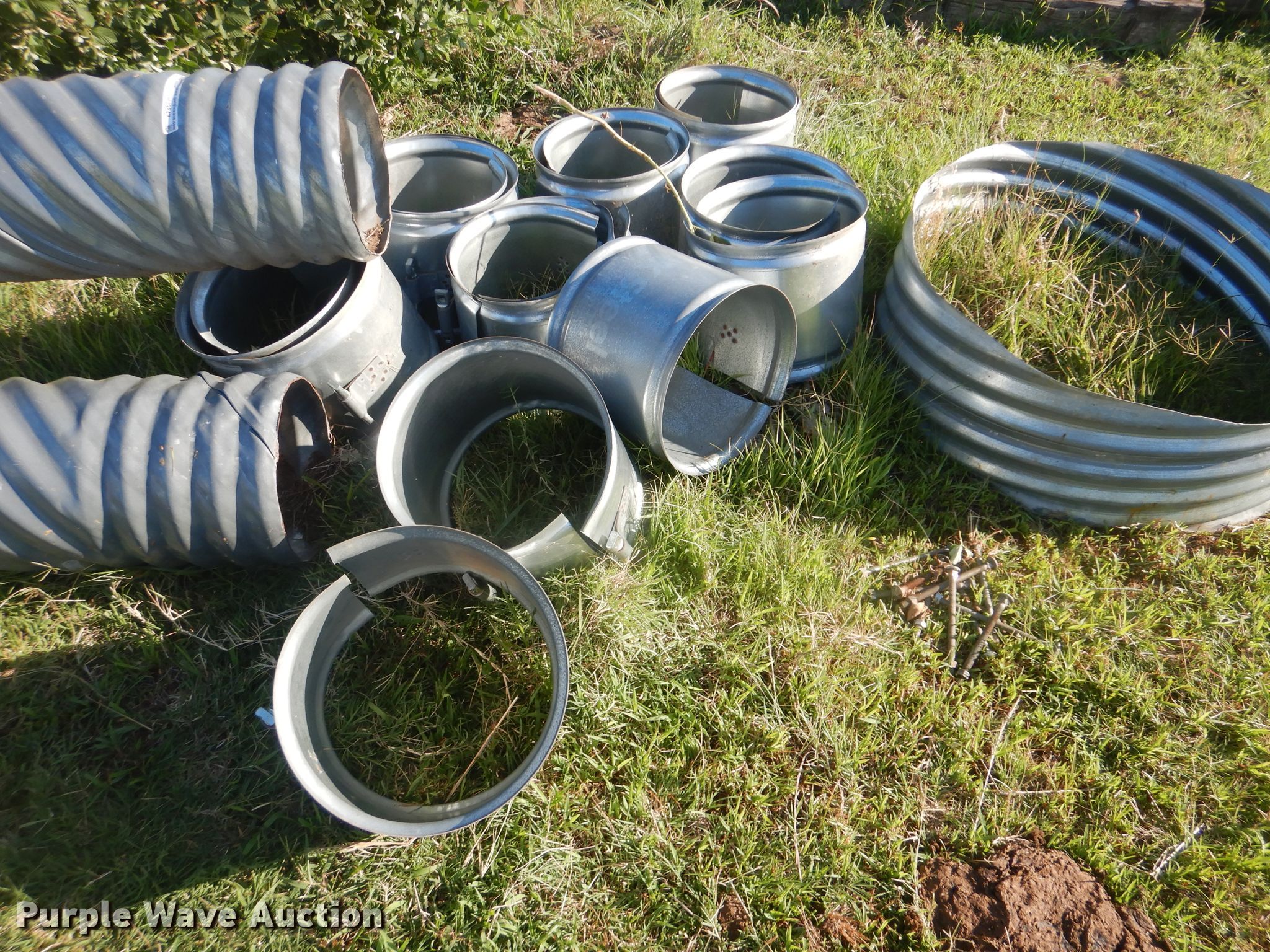 Tin horn culverts in Shamrock, OK Item HJ9847 sold Purple Wave