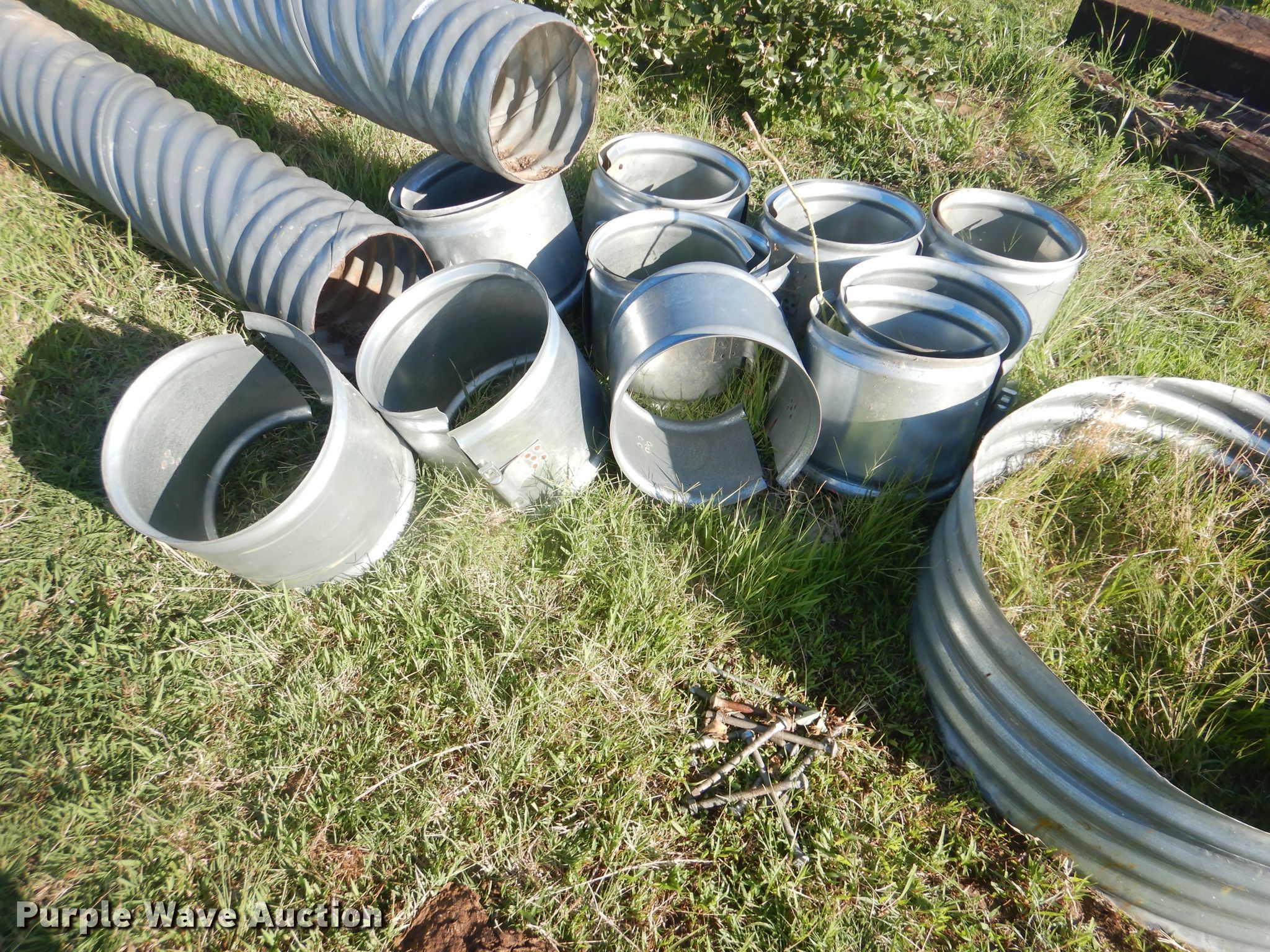Tin horn culverts in Shamrock, OK Item HJ9847 sold Purple Wave