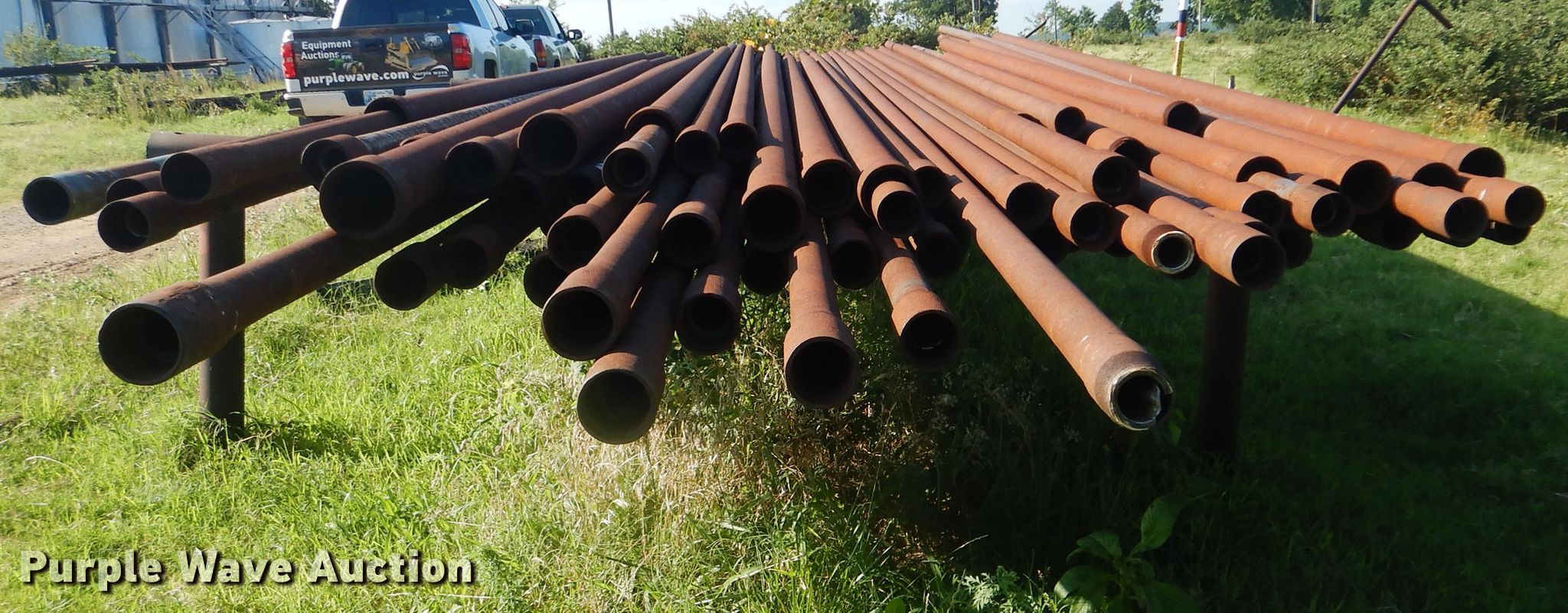 Approximately 50 pipes in Shamrock, OK Item HJ9850 sold Purple Wave