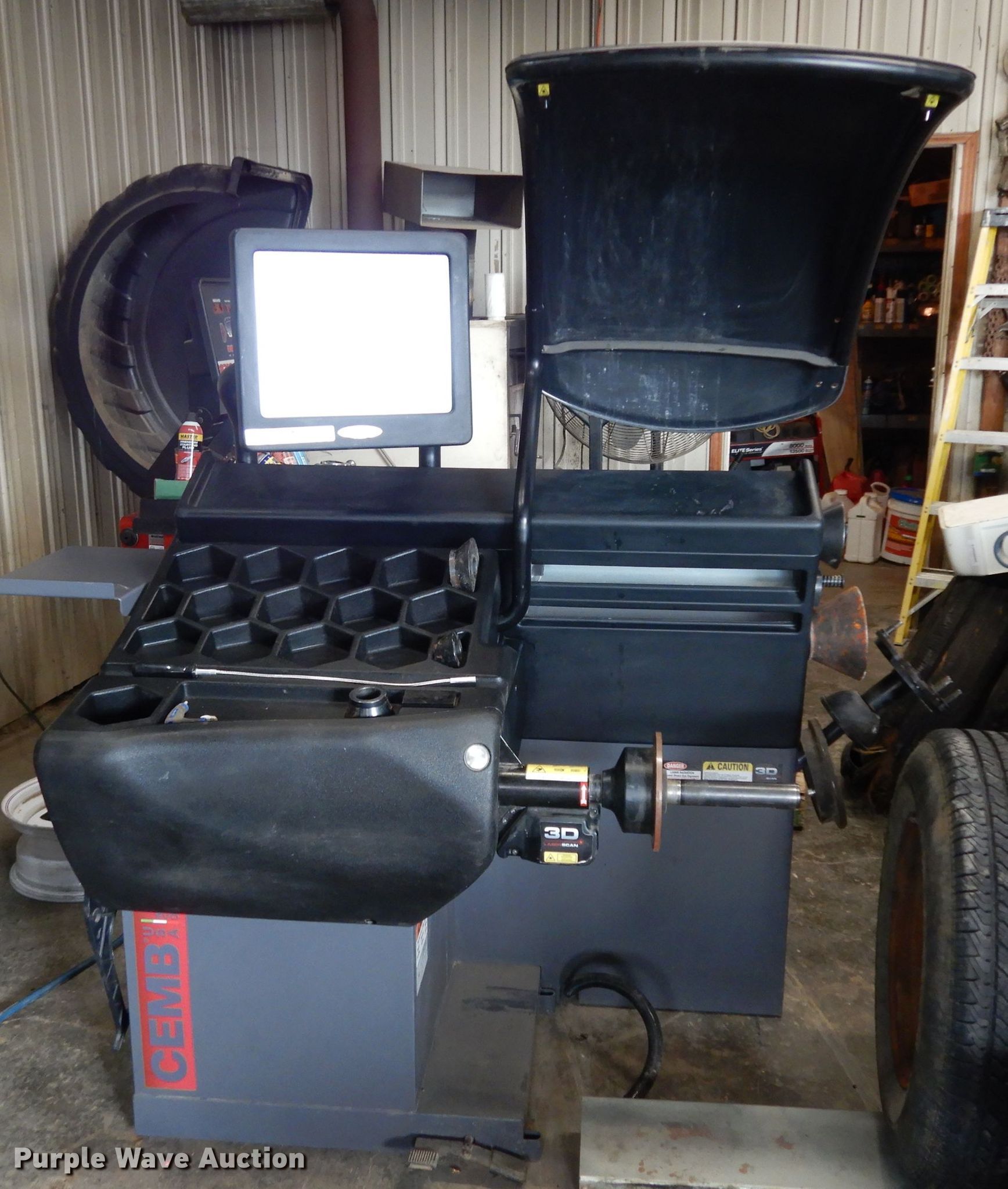 2017 Cemb ER100EVO tire balacer in Mclouth, KS Item HV9484 sold