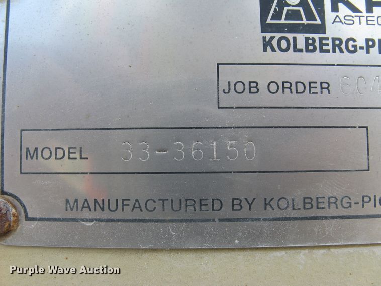 image for item DC1426 2009 Kolberg 33-36150 Super Stacker stacking conveyor