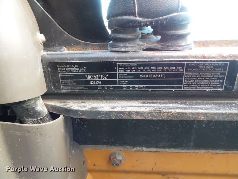 image for item DF0856 2012 Case SR200  skid steer loader
