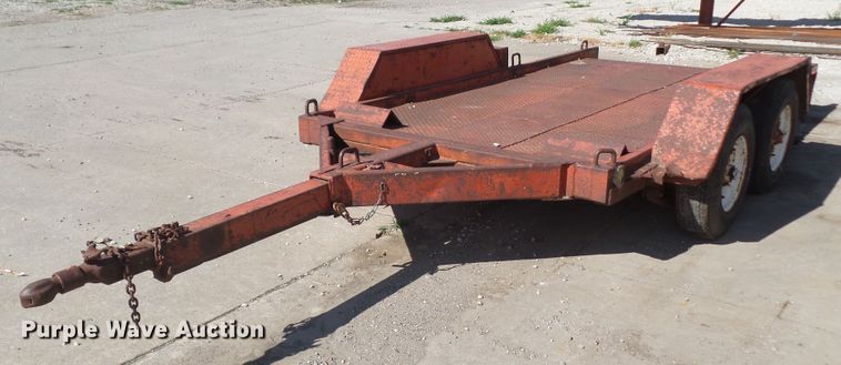 image for item DF0857 1975 Hylander tilt deck utility trailer