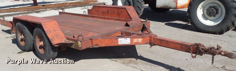 image for item DF0857 1975 Hylander tilt deck utility trailer