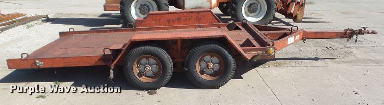 image for item DF0857 1975 Hylander tilt deck utility trailer