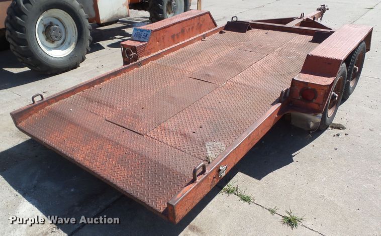 image for item DF0857 1975 Hylander tilt deck utility trailer