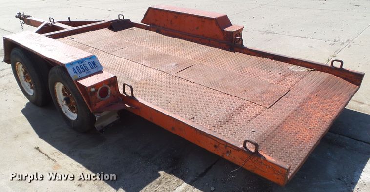 image for item DF0857 1975 Hylander tilt deck utility trailer