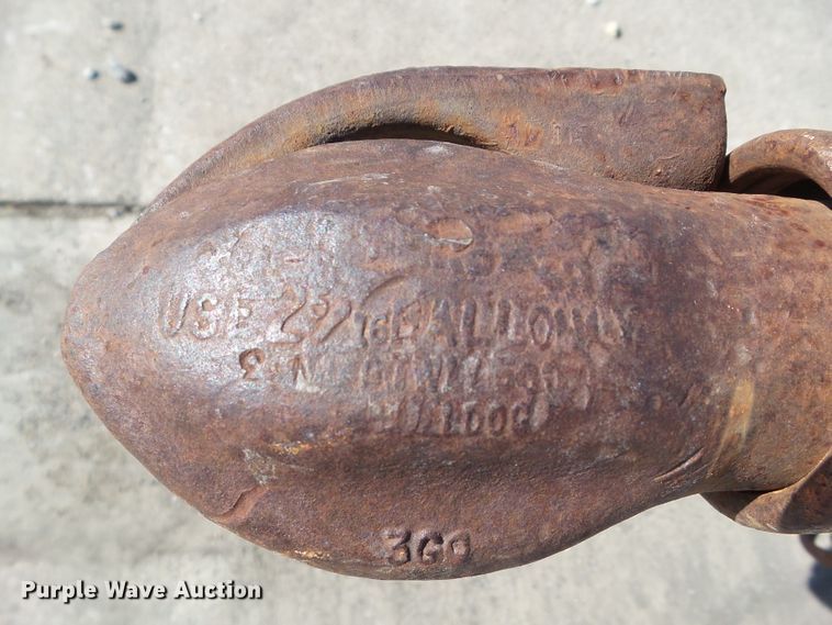 image for item DF0857 1975 Hylander tilt deck utility trailer