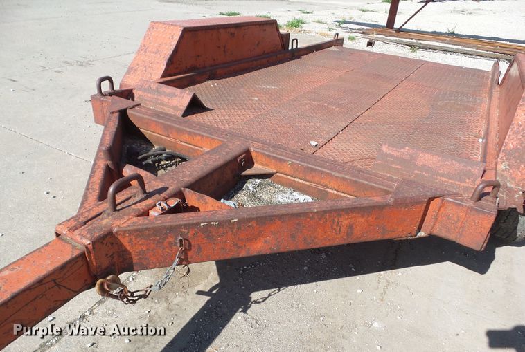 image for item DF0857 1975 Hylander tilt deck utility trailer