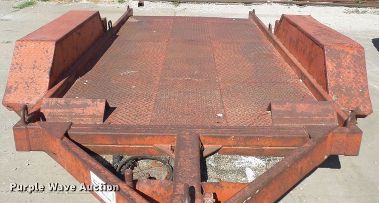 image for item DF0857 1975 Hylander tilt deck utility trailer