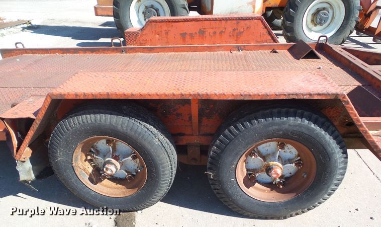 image for item DF0857 1975 Hylander tilt deck utility trailer