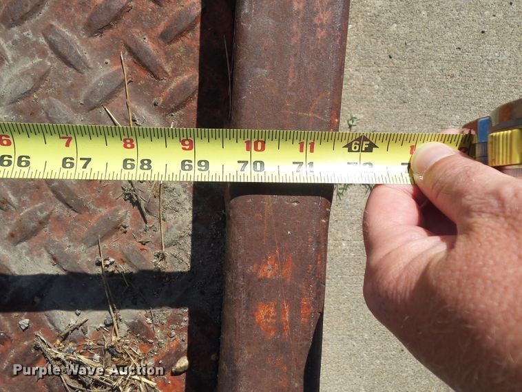 image for item DF0857 1975 Hylander tilt deck utility trailer