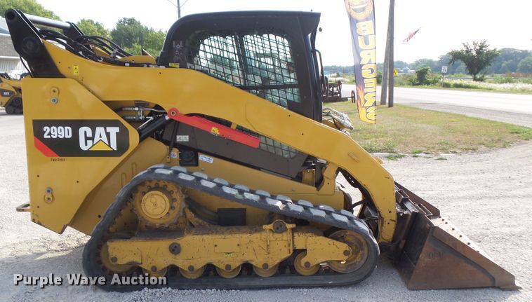 image for item DF0867 2013 Caterpillar 299D  tracked skid steer loader
