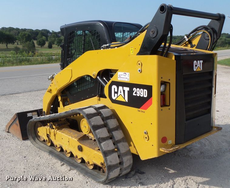 image for item DF0867 2013 Caterpillar 299D  tracked skid steer loader