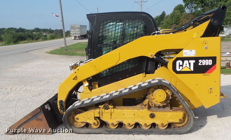 image for item DF0867 2013 Caterpillar 299D  tracked skid steer loader