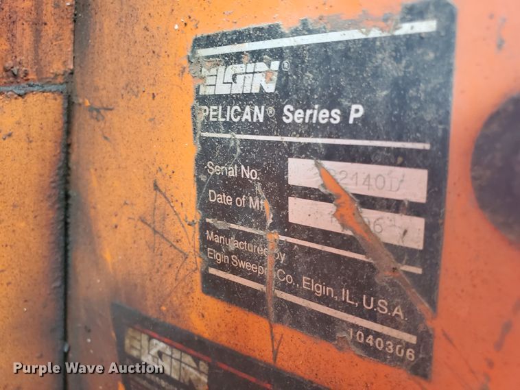 image for item DF5602 1996 Elgin Pelican P  steet sweeper