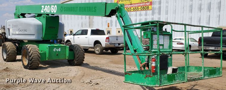 image for item DF5603 2012 Genie Z-80/60  boom lift