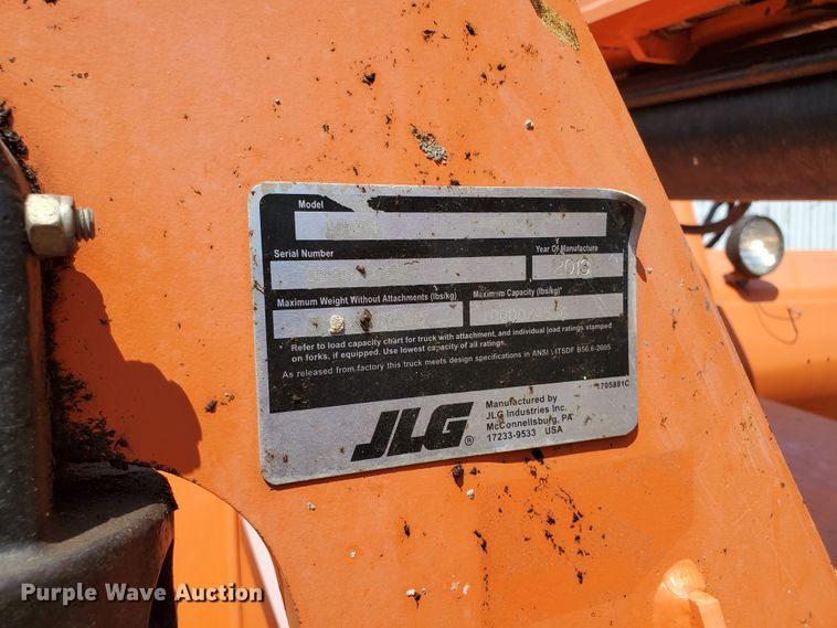 image for item DF5619 2013 Sky Trak 10054  telehandler