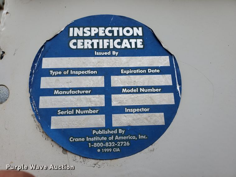 image for item DF7522 1998 Link Belt HSP-8028S  crane