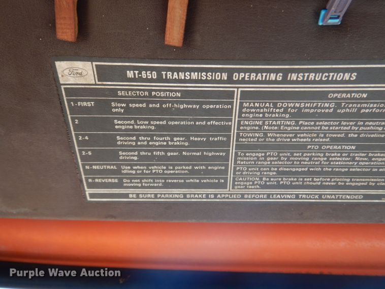 image for item DH5143 1976 Ford 8000  dump truck