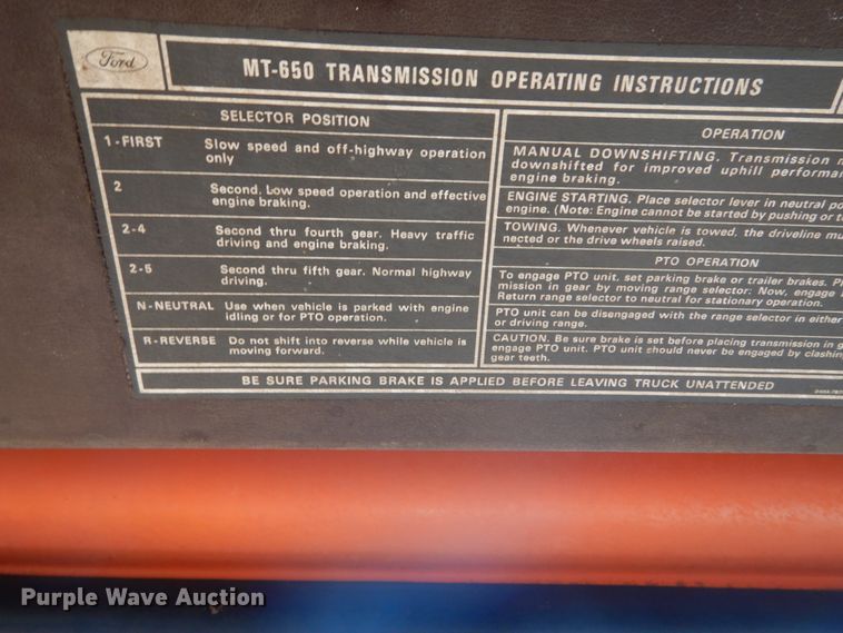 image for item DH5143 1976 Ford 8000  dump truck