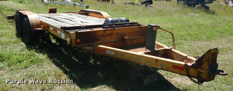 image for item DH5145 1991 Butler tilt deck equipment trailer